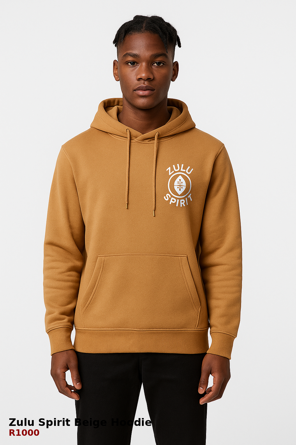 Zulu Spirit Camel Hoodie